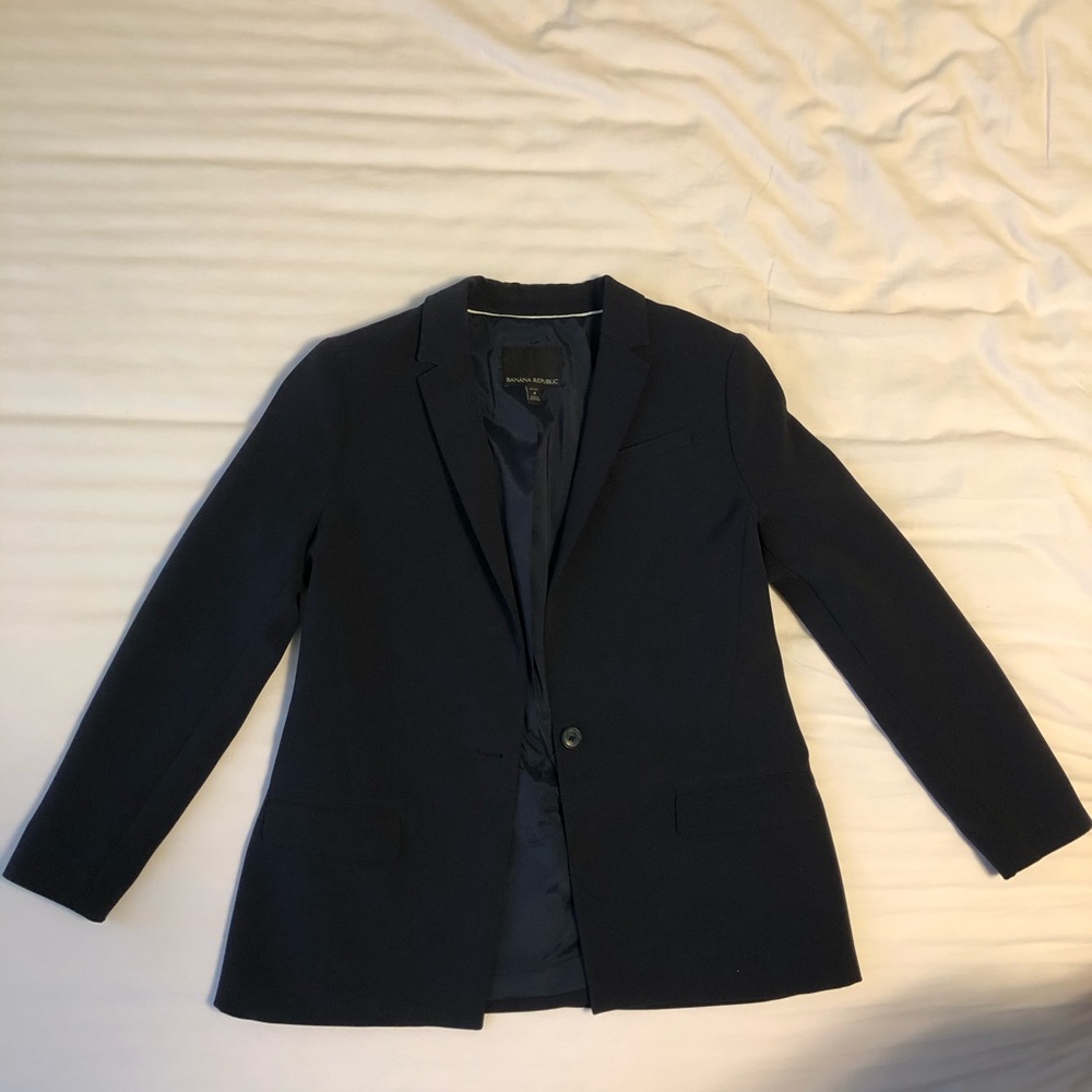 Banana republic navy blazer